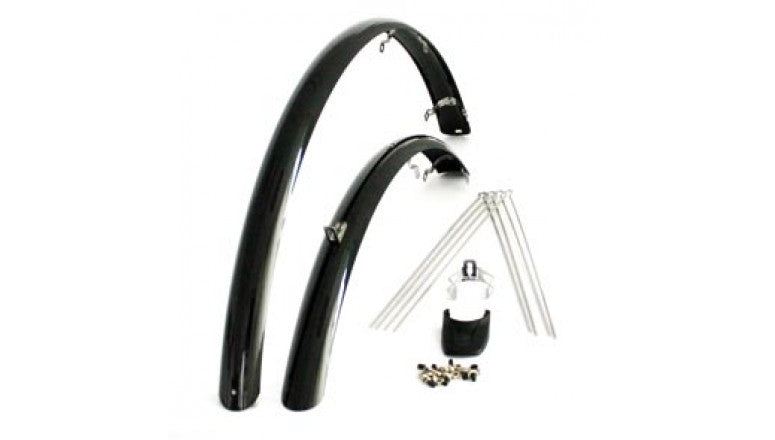 Spatbord set 46/28 zwart Eleganc