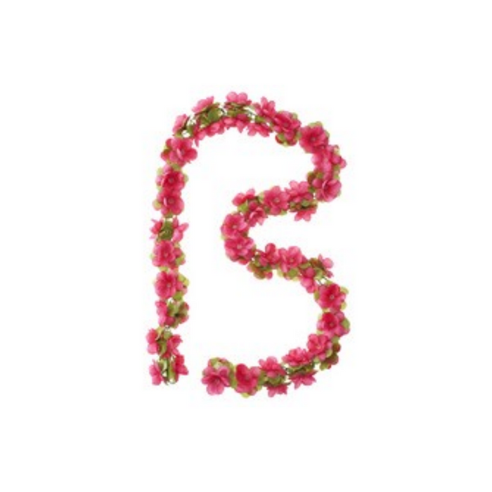 Slinger bloem Fuchsia 170cm