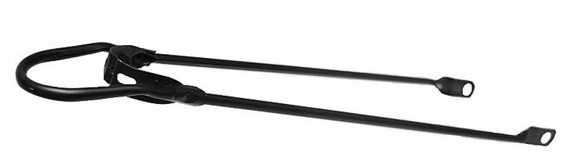Stang 28 mat zwart achter