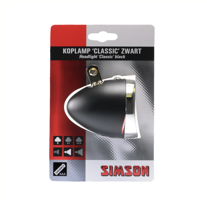 Simson koplamp Classic zw VV