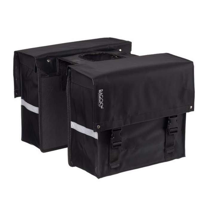 Bagoo tas dubbel zwart 34L