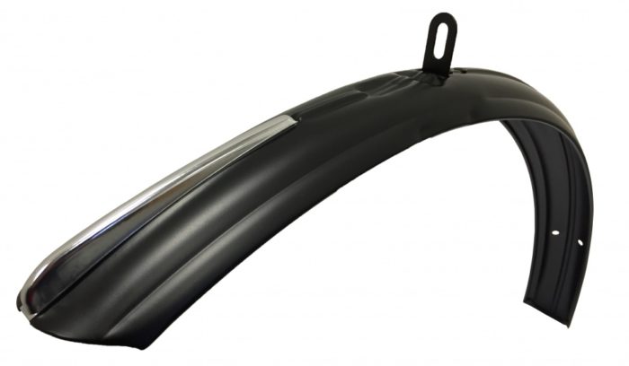 Spatbord V 28x1 1/2 mat-zwart