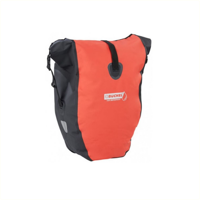 Pakaftas waterdicht rood/zwart