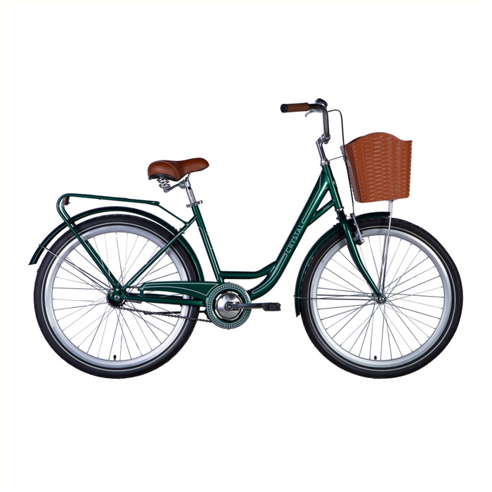Retro 26" fiets groen