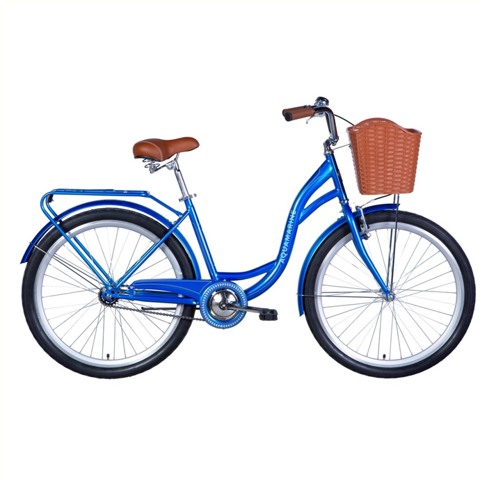 Retro 26" fiets blauw