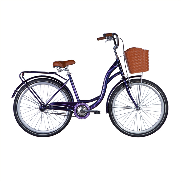 Retro 26" fiets paars