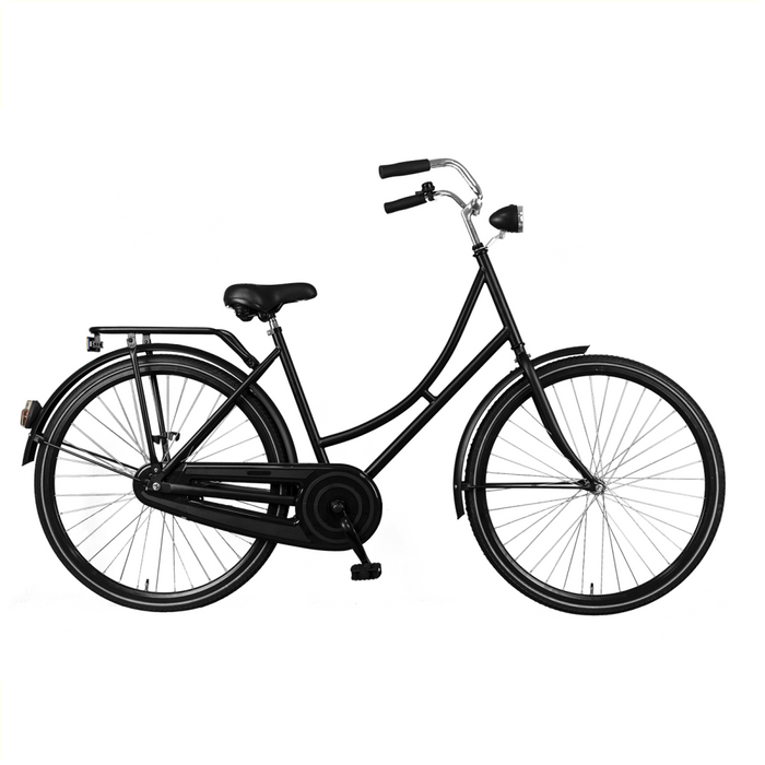 Omafiets mat zwart 50cm export RE1062
