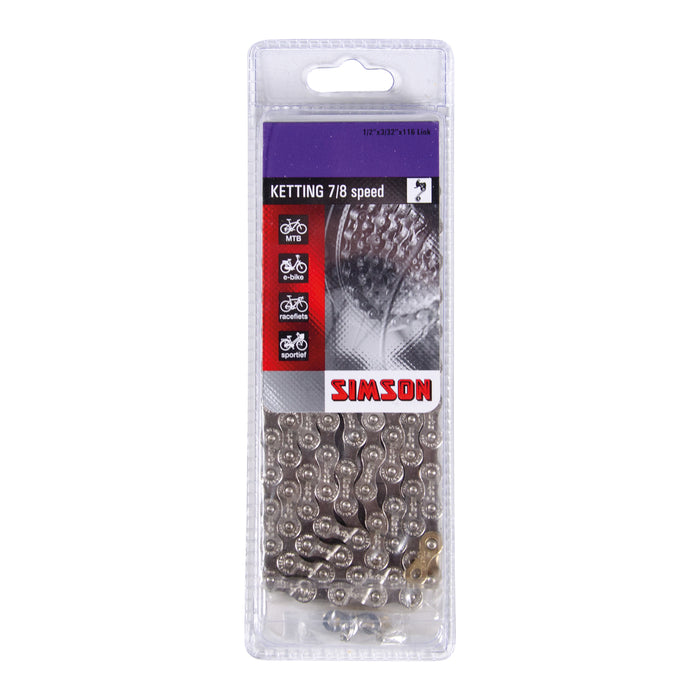 Simson ketting Derailleur 7/8,