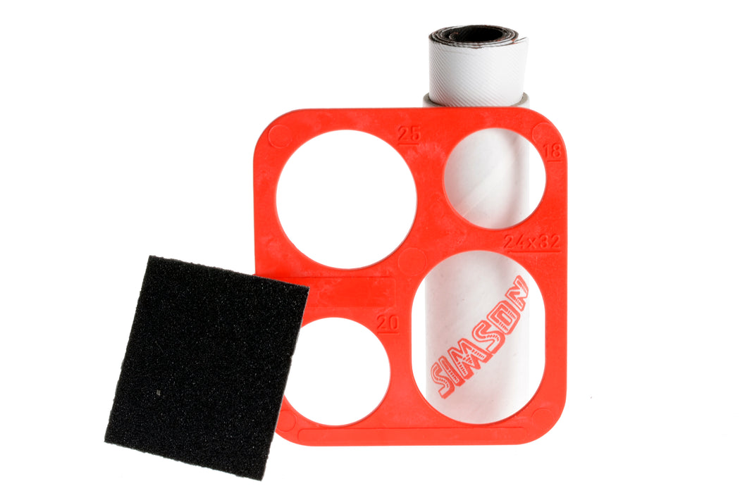 Simson pleister rol & sjabloon