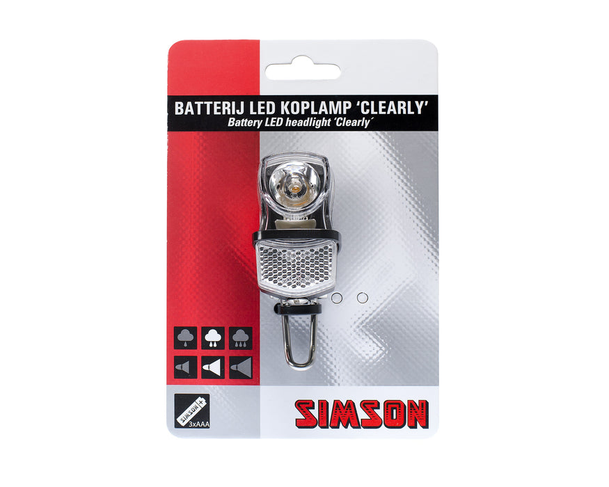 Simson batterij LED koplamp VV