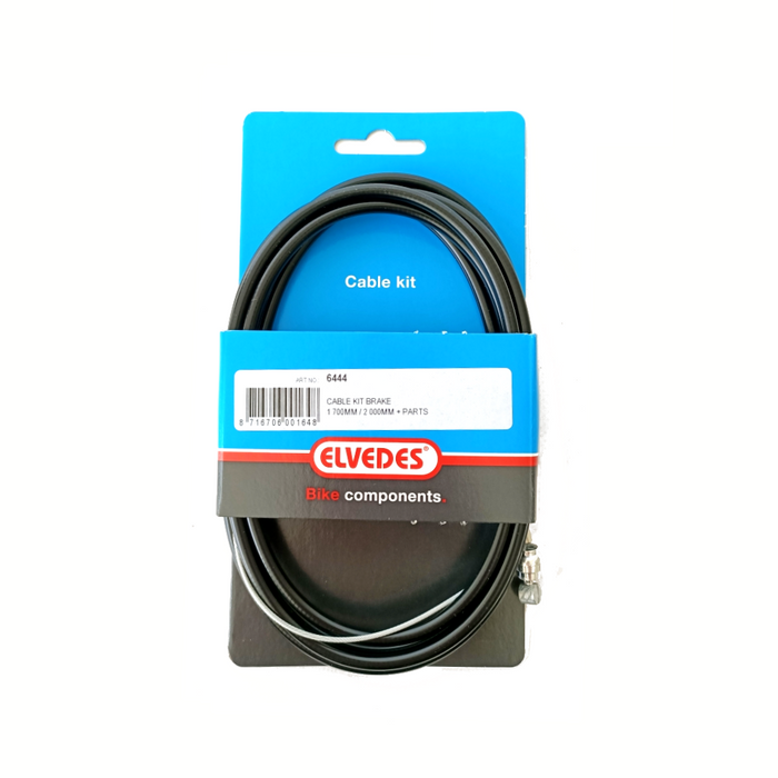 Kabel achterrem 2M zwart