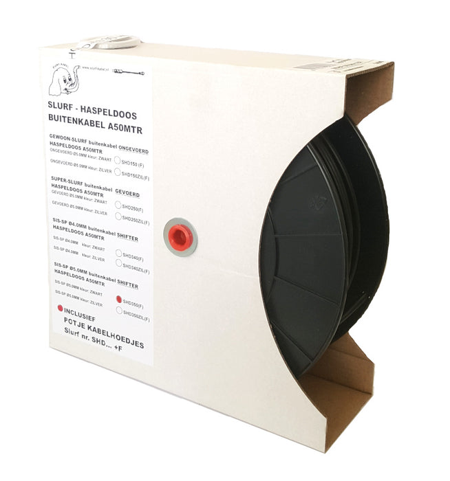 Kabel buiten 50m zwart SHD 350 S