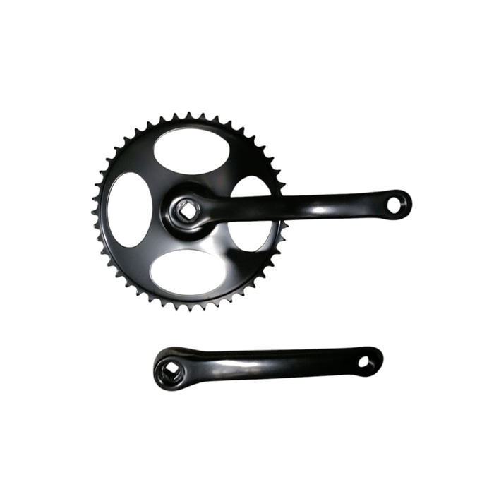 crankstel 44T spieloos Zwart