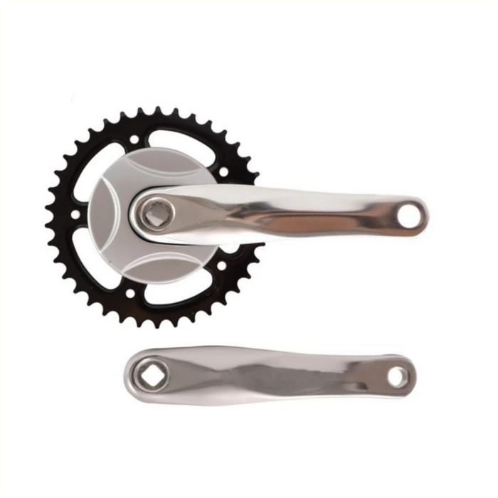 crankstel 38T spieloos aluminiu