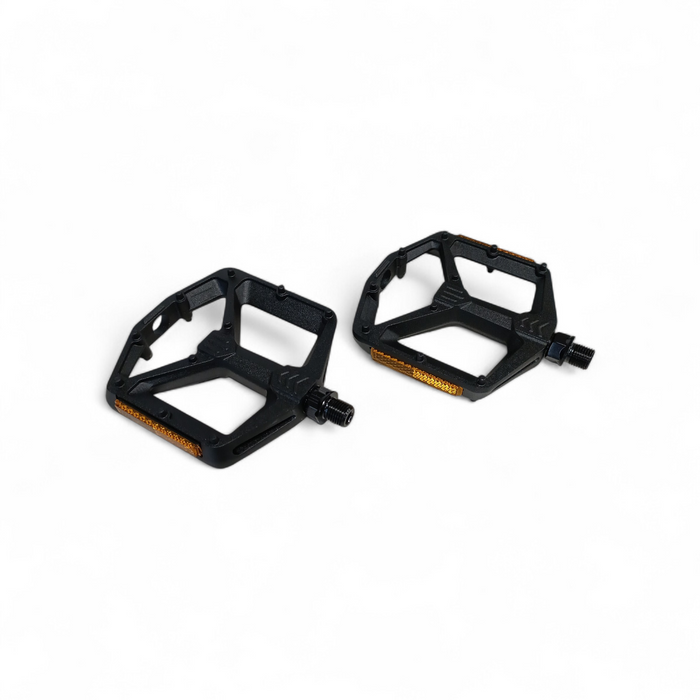 Pedalen Alu cross zwart
