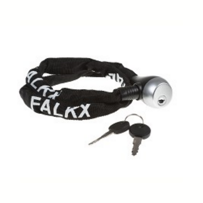 Falkx Slot ketting 3.5x80cm zw