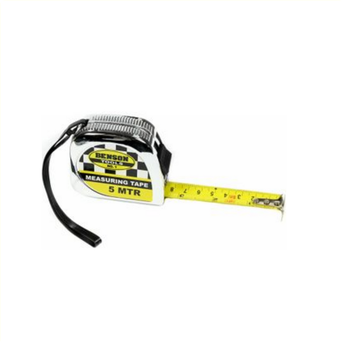 Rolmaat 5Mx19MM chroom