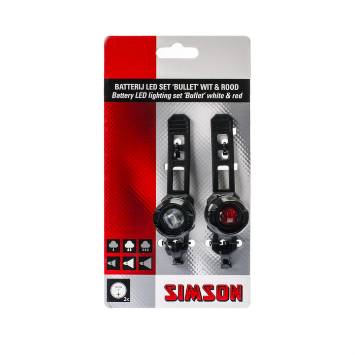 Simson batterij LED set "Bullet"