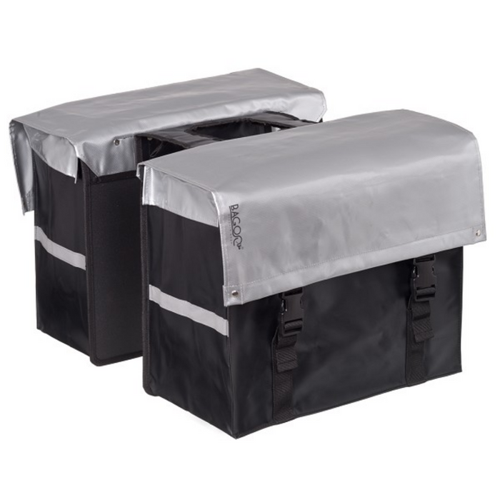 bagoo tas dubbel zilver/zwart 58