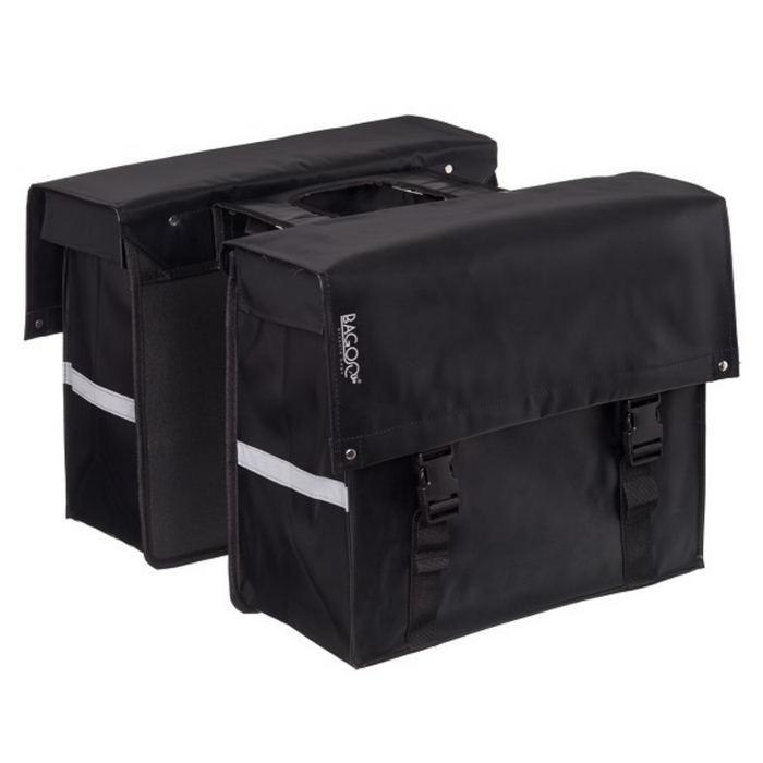 Tas Bagoo dubbel zwart 46L