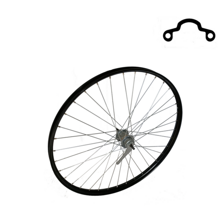 Z Achterwiel 28x1/2 zwart/Shimano R3