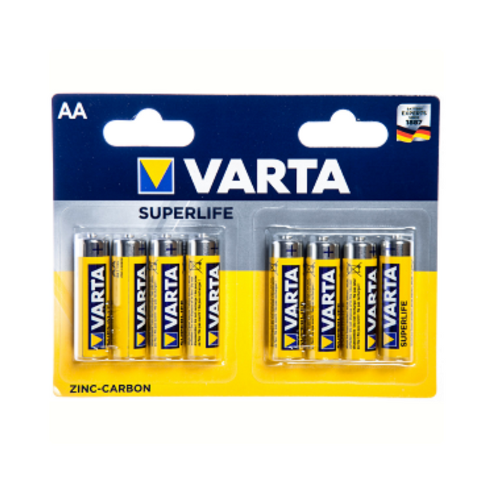 Batterij Varta AA per 8 blister