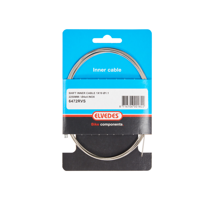 Binnenkabel RVS 2.25M versn