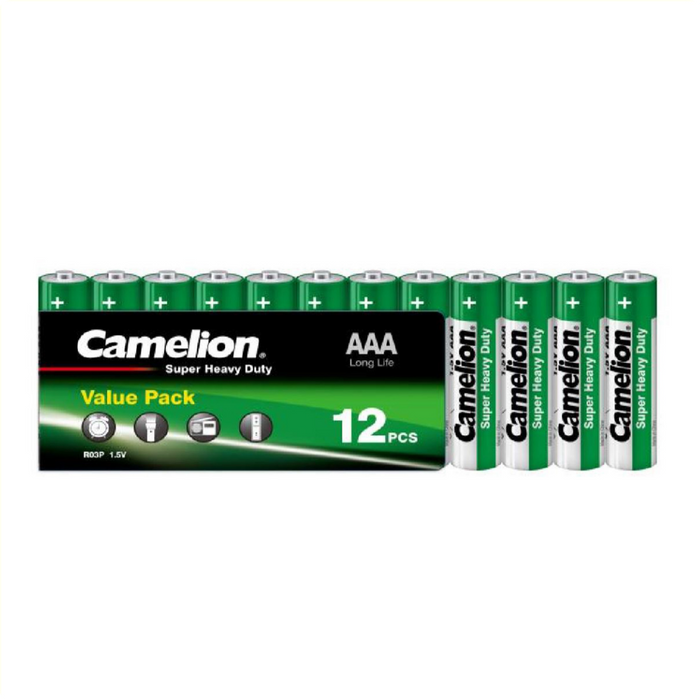 Camelion Green zinc AAA per 12