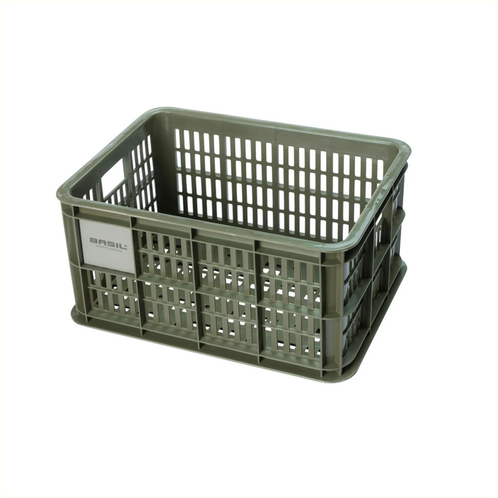 fietskrat mosgroen 17.5L
