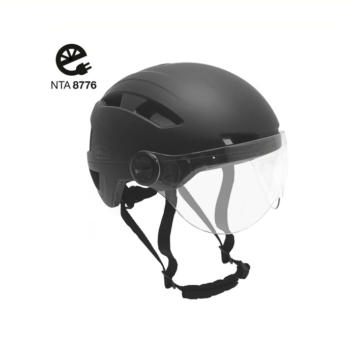 Falkx Helm vizier, XL mat zwart