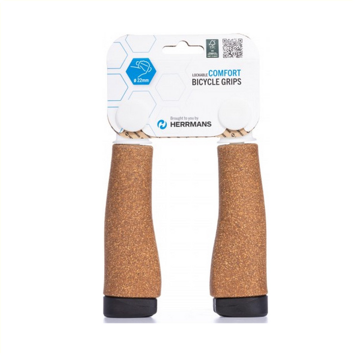 handvat cork bruin  lock 130mm