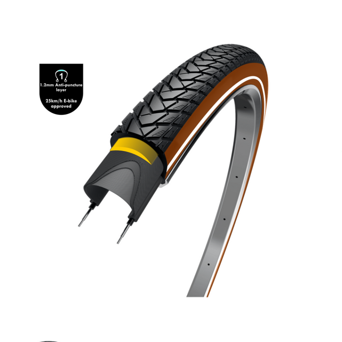 Wolff 28x1.60 W3116 1.2mm zw/br
