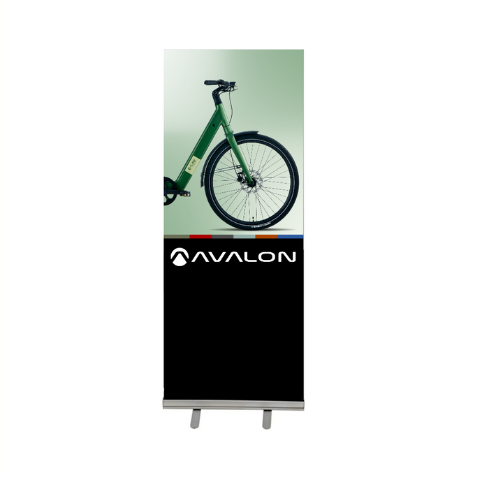 Avalon roll up banner