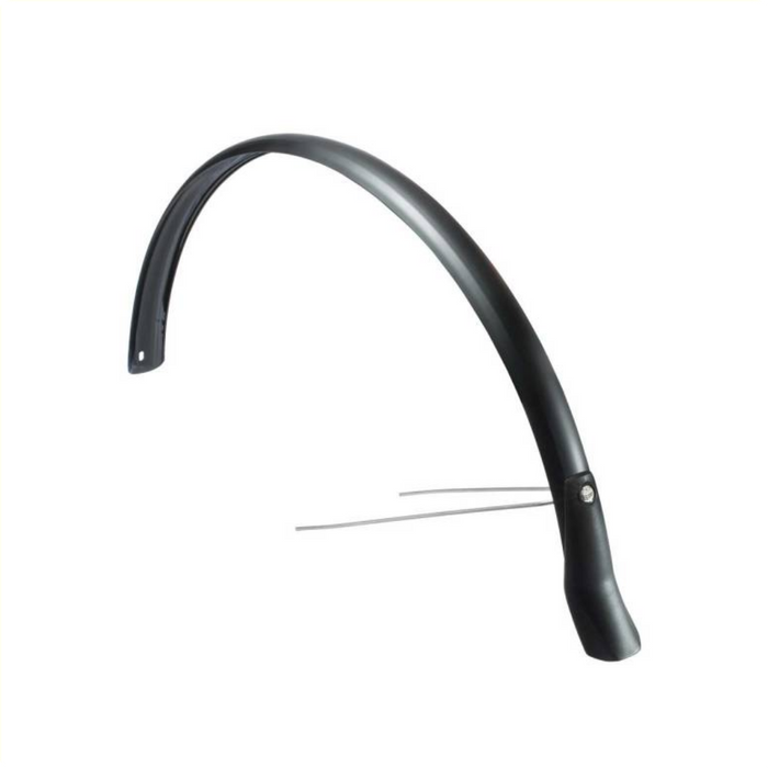 Spatbord achter 46/28" mat zwart