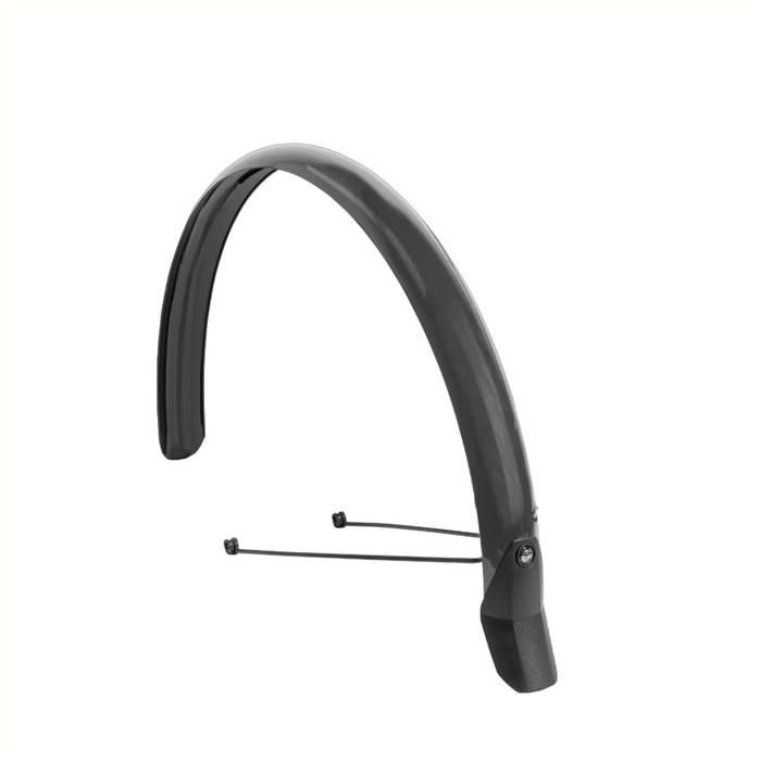Spatbord achter 58/28" mat zwart