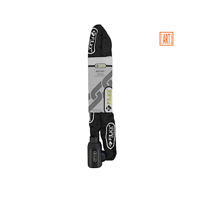 Falkx kettingslot zwart 9x900