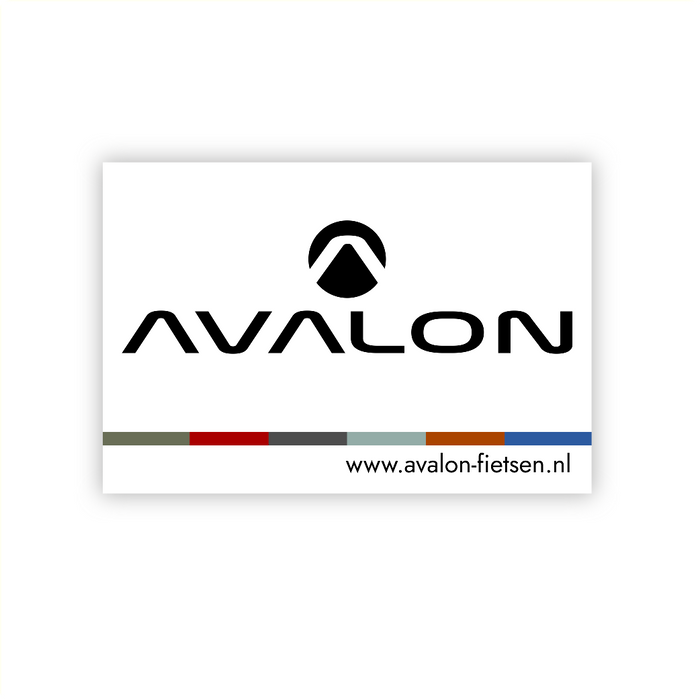 Vlag Avalon Dealer wit