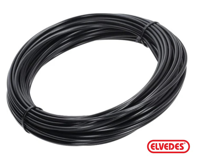Elvedes buiten kabel zwart 25 VV