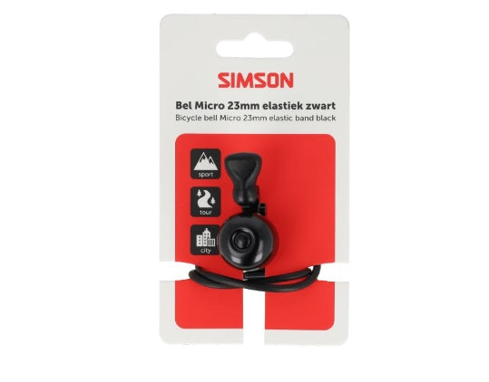 Simson Bel Micro 23mm zwart
