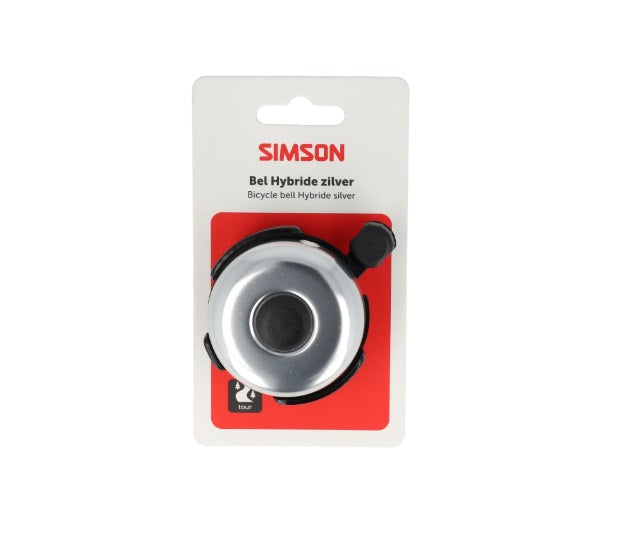 Simson bel Hybride zilver