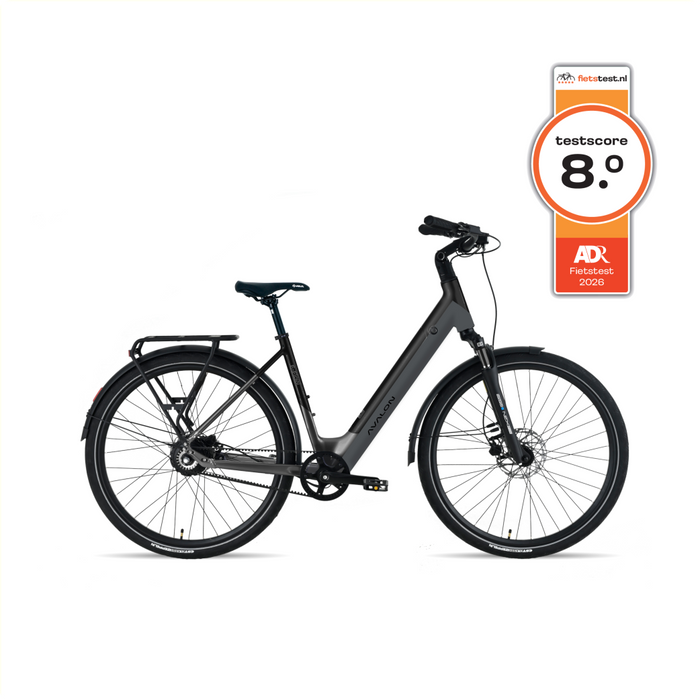 E-Flow Dames 56cm antraciet/ matzwart