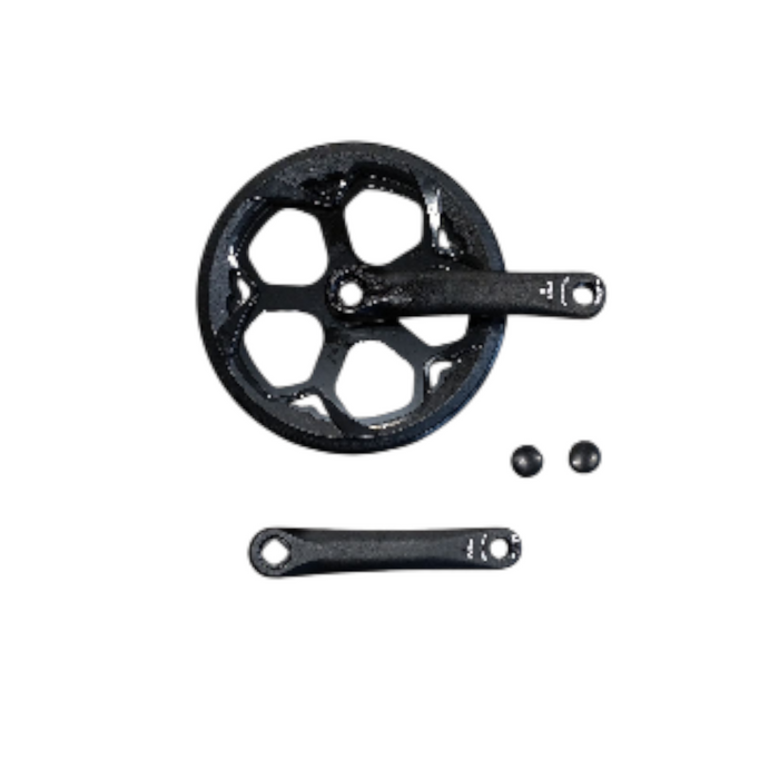 crankstel 46T spieloos Zwart