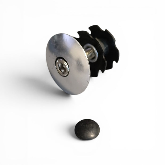 Balhoofdbev.A-Head zilver 1.1/8"