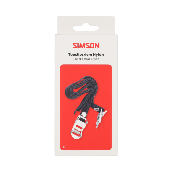 Simson toeclip riemen 2 stuks