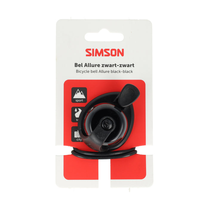 Simson bel ALLURE zwart-zwart