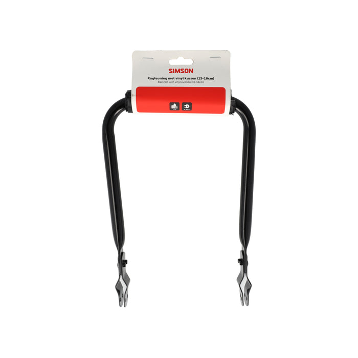 Simson rugleuning zwart