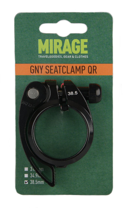 Mirage zadelpenklem GNY met QR,