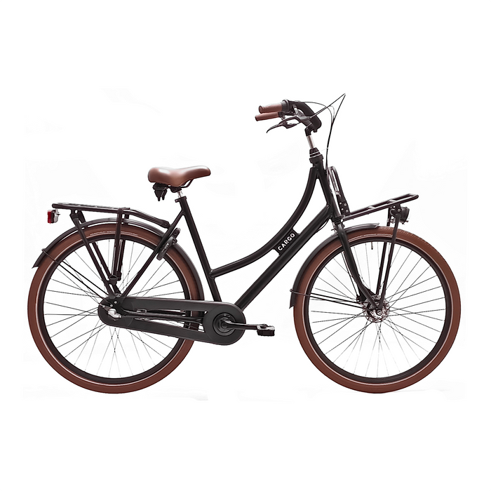 Cargo Dames 57cm R-brake Alu n3 mat-zw