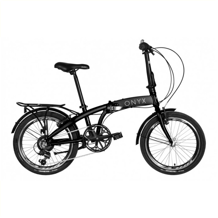 Onyx 20" vouwfiets zwart 7 speed